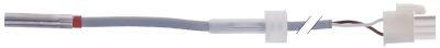 Temperaturføler PTC 1kOhm Kabel Silikone Føler -50 til +150°C Føler ø7x32mm Kabellængde 0,5m