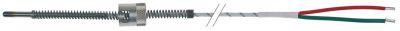 Temperaturføler Termoelement K (NiCr-Ni) Kabel Glasfiber Føler -50 til +1150°C