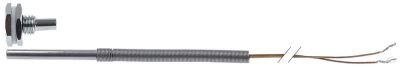 Temperaturføler Pt100 Kabel Højtemperaturfolie Føler -50 til +200°C Føler ø5x42mm Kabellæ