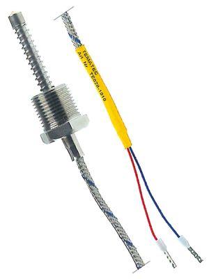 Temperaturføler Termoelement L Kabel Vetrotex Føler -50 til +750°C Føler ø6x35mm