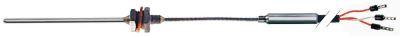 Temperaturføler Pt100 Kabel Silikone Føler -100 til +450°C Føler ø3x65mm