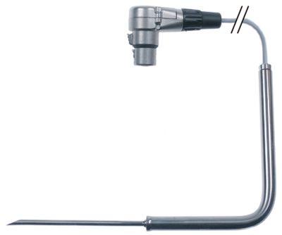 Kernetemperaturføler Pt100 Kabel PTFE Føler -40 til +250°C Føler ø4x100mm