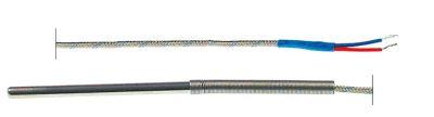 Temperaturføler Pt1000 Kabel Vetrotex Føler ø6x90mm Kabellængde 8m