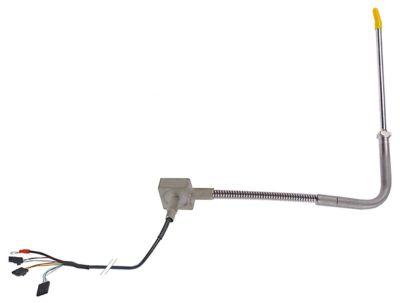 Kernetemperaturføler Pt1000 Kabel CNS, bølgeslange Føler -40 til +250°C Føler ø5x100mm