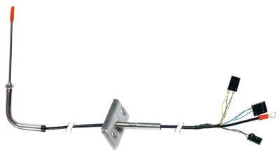 Kernetemperaturføler Termoelement K (NiCr-Ni) Kabel PTFE Føler -40 til +250°C Føler ø3,5x100mm