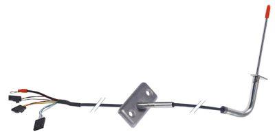 Kernetemperaturføler Termoelement K (NiCr-Ni) Kabel PTFE Føler -40 til +250°C Føler ø3,5x100mm