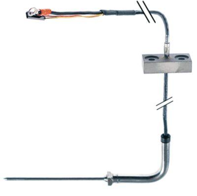 Kernetemperaturføler Termoelement K (NiCr-Ni) Kabel PTFE Føler -40 til +250°C Føler ø3,5x90mm