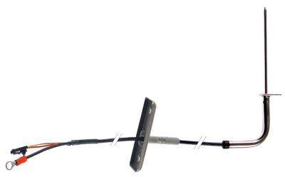 Kernetemperaturføler Termoelement K (NiCr-Ni) Kabel PTFE Føler -50 til +250°C Føler ø3,5x100mm