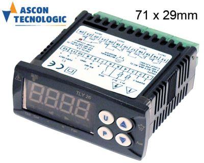 Elektronikregulering 12V Indbygningsmål 71x29mm NTC/PTC Montering Indbygningsversion Relæudgange 4