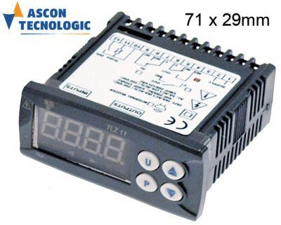 Elektronikregulering 12V Indbygningsmål 71x29mm NTC/PTC Montering Indbygningsversion Relæudgange 1