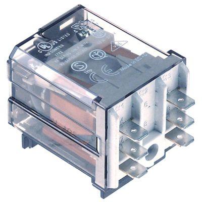 Effektrelæ FINDER 230VAC 16A 2NO Tilslutning Fladstik 6,3 mm DIN-skinne