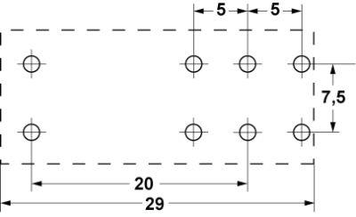 Printrelæ Italiana Rel 24VDC 2CO Tilslutning Stifter 95.65/95.75 Modulmål 5mm