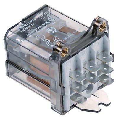 Effektrelæ FINDER 230VAC 16A 3NO Tilslutning Fladstik Laskefastgørelse