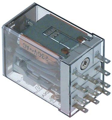 Effektrelæ FINDER 230VAC 10A 3CO Tilslutning F2 250V Stiktilslutning 94.73
