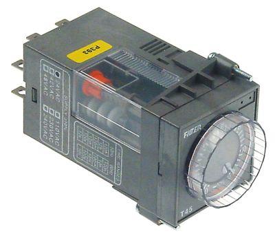 time relay FIBER T45Sc25 time range 0s-120h 24VAC5A mounting measurements 45x45mm