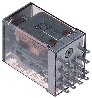Effektrelæ FINDER 230VAC 7A 4CO Tilslutning F2 250V Stiktilslutning