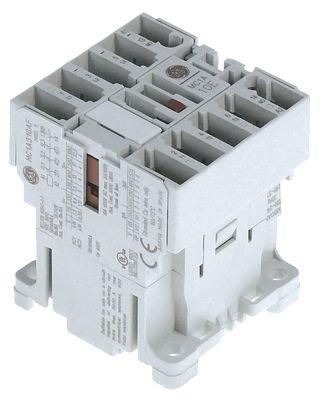 Effektkontaktor AC1 20A 230VAC Hovedkontakter 4NO Hjælpekontaktorer  - Tilslutning Fladstik 6,3 