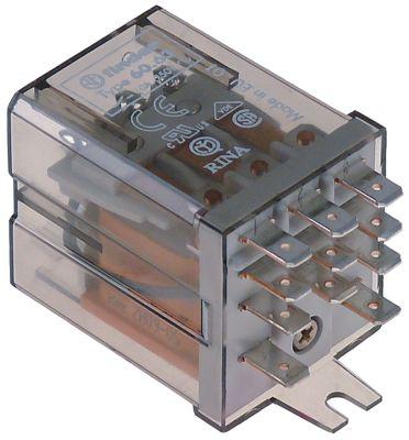 Effektrelæ FINDER 24VAC 10A 3CO Tilslutning Fladstik 4,8mm Laskefastgørelse