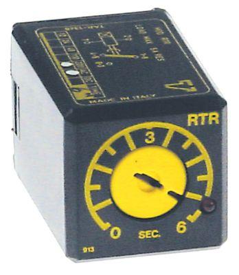 Tidsrelæ TECNOLOGIC Indbygningsmål 34x34mm Tidsområde 6s