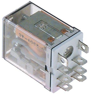 Relæer 230VAC 10A 2CO 240V Stiktilslutning 2-polet Type C7-A20 Modulmål 10mm Tilslutning 48mm