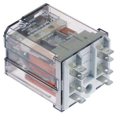 Effektrelæ FINDER 230VAC 16A 2CO Tilslutning Fladstik 4,8mm DIN-skinne