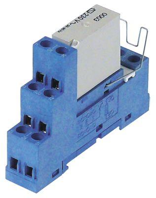 Relæer 230VAC med sokkel ved 250V 8A