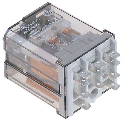 Effektrelæ FINDER 24VAC 16A 3CO Tilslutning F4,8 250V Stiktilslutning Modulmål 10mm