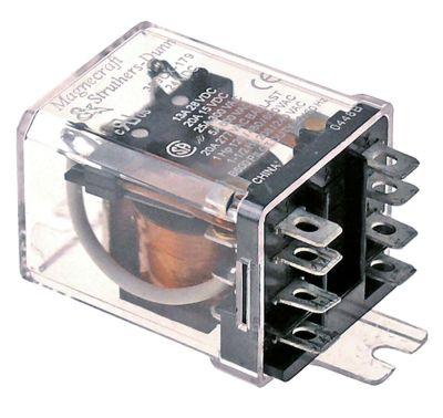 Effektrelæ MAGNECRAFT 24VDC 16A 2CO Tilslutning Fladstik 6,3 mm Laskefastgørelse