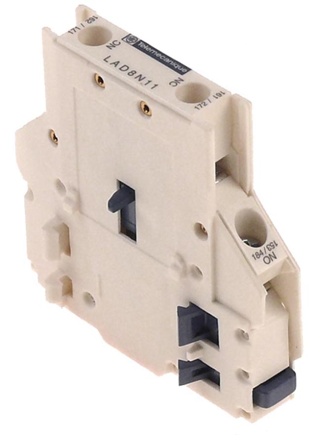 Hjælpekontakt Kontakter 2NO AC15 10A til kontaktor LC1D Tilslutning Skruetilslutning