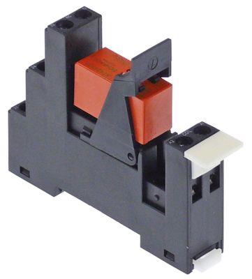 Printrelæ 230VAC 2CO med sokkel Modulmål 5mm ved 250V 8A