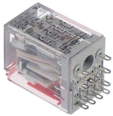 Effektrelæ SONG CHUAN 24VAC 5A 4CO Tilslutning F2 94.74/ZMD4 Modulmål 5mm