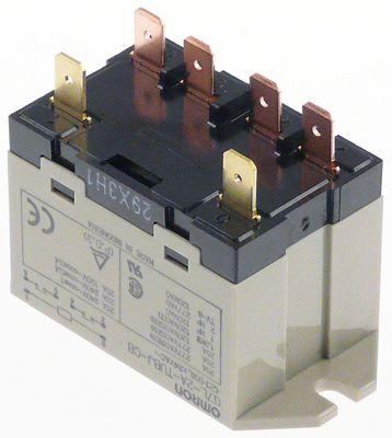 Effektrelæ OMRON 24VAC 25A 2NO Tilslutning F6,3 Laskefastgørelse
