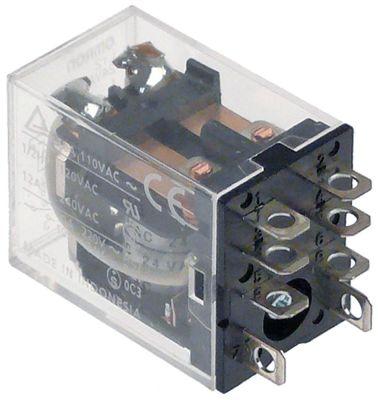 Relæer OMRON 24VAC 10A 2CO Tilslutning F4,8 Laskefastgørelse Producent-nr. LY2 24VAC