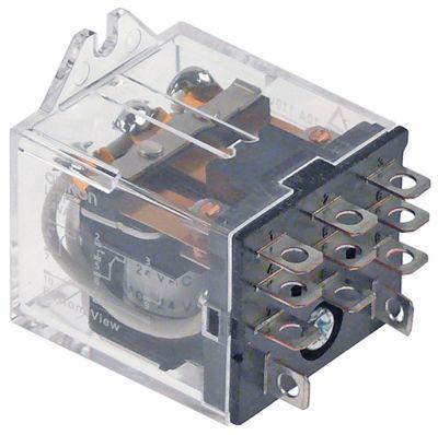 Relæer OMRON 24VAC 10A 3CO Tilslutning F4,8 Laskefastgørelse Producent-nr. LY3F AC24