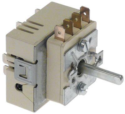 Energiregulering 230V 13A Drejeretning venstre Akse ø 6x4,6mm Fastgørelsesgevind M4