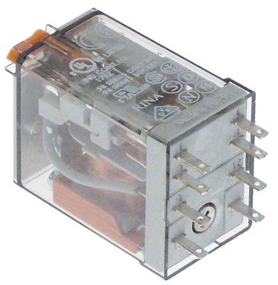 Effektrelæ 24VAC 10A 2CO Tilslutning F2 250V Stiktilslutning 94.92.3