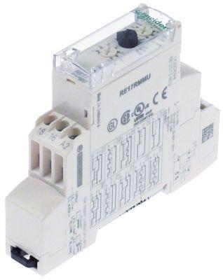 Tidsrelæ SCHNEIDER ELECTRIC Indbygningsmål 18x90mm Tidsområde 0,1s-100h Tilslutning Skruetils