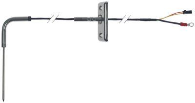 Kernetemperaturføler Termoelement K (NiCr-Ni) Kabel PTFE Føler -40 til +250°C Føler ø3,5x100mm