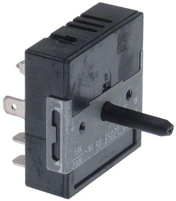 Energiregulering 230V 13A Drejeretning venstre Akse ø 6x4,6mm Fastgørelsesgevind M4 To-kreds