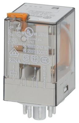 Stikrelæ FINDER 10A 2CO Tilslutning Stiktilslutning rund 8-polet