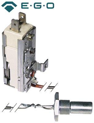 Termostat T.maks. 58°C 1-polet 1NC 16A Føler ø 11mm Føler L 35mm Kapillærrør 580mm