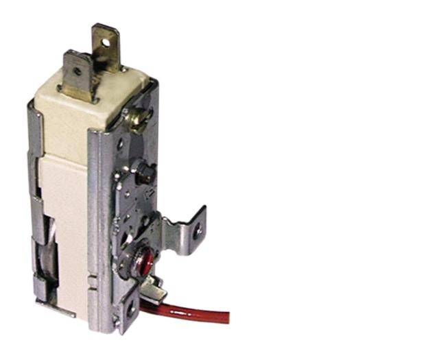 Termostat T.maks. 58°C 1-polet 1NC 16A Føler ø 11mm Føler L 35mm Kapillærrør 580mm