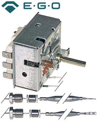 Termostat T.maks. 180°C 3-polet 3NC/3NO 16A Føler ø 6mm Føler L 167/87mm Kapillærrør 1770mm