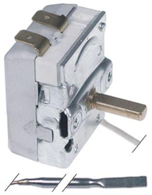 Termostat T.maks. 190°C 1-polet 1NO 16A Føler ø 3mm Føler L 145mm Kapillærrør 880mm