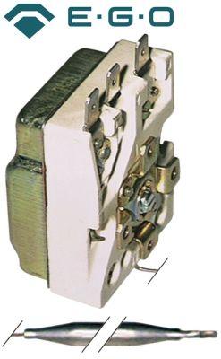 Termostat T.maks. 90°C 1-polet 1CO 15A Føler ø 6mm Føler L 174mm Kapillærrør 1250mm Pakdå