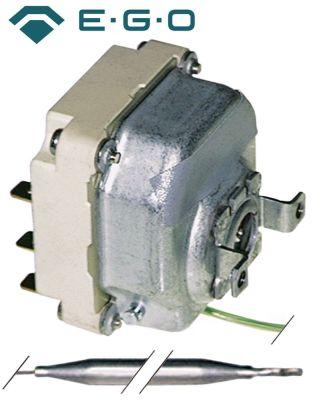 Termostat T.maks. 90°C 3-polet 3CO 16A Føler ø 6mm Føler L 215mm Kapillærrør 900mm Pakdås