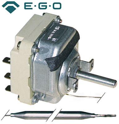 Termostat T.maks. 192°C 3-polet 3NO 16A Føler ø 7mm Føler L 200mm Kapillærrør 870mm