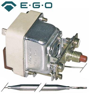 Sikkerhedstermostat Frakoblingstemp. 230°C 1-polet 0,5A Føler ø 6mm Føler L 77mm Kapillærrør
