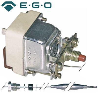 Sikkerhedstermostat Frakoblingstemp. 220°C 1-polet 5A Føler ø 6mm Føler L 140mm Kapillærrør 