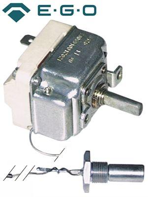 Termostat T.maks. 90°C 1-polet 1CO 16A Føler ø 11mm Føler L 28mm Kapillærrør 1000mm